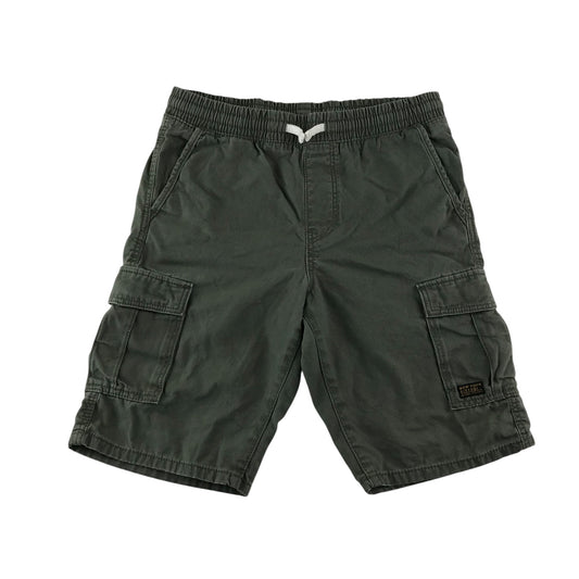 H&M shorts 11-12 years khaki plain cargo style cotton