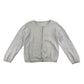 Matalan cardigan 5-6 years white round neckline bobble texture design cotton