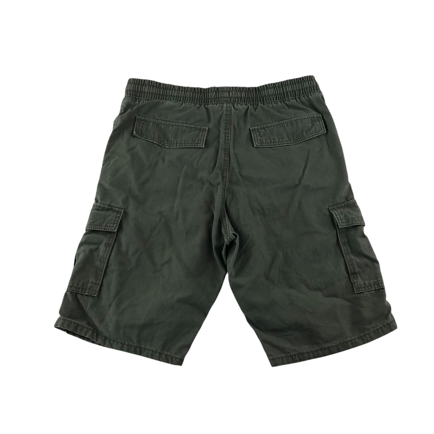 H&M shorts 11-12 years khaki plain cargo style cotton