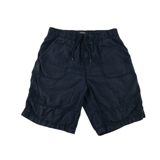 OshKosh shorts 11-12 years navy plain elasticated waist cotton