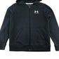 Under Armour Hoodie Age 9 Black Classic Full Zipper