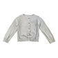 Nutmeg cardigan 5-6 years white round neckline floral detail cotton