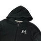 Under Armour Hoodie Age 9 Black Classic Full Zipper
