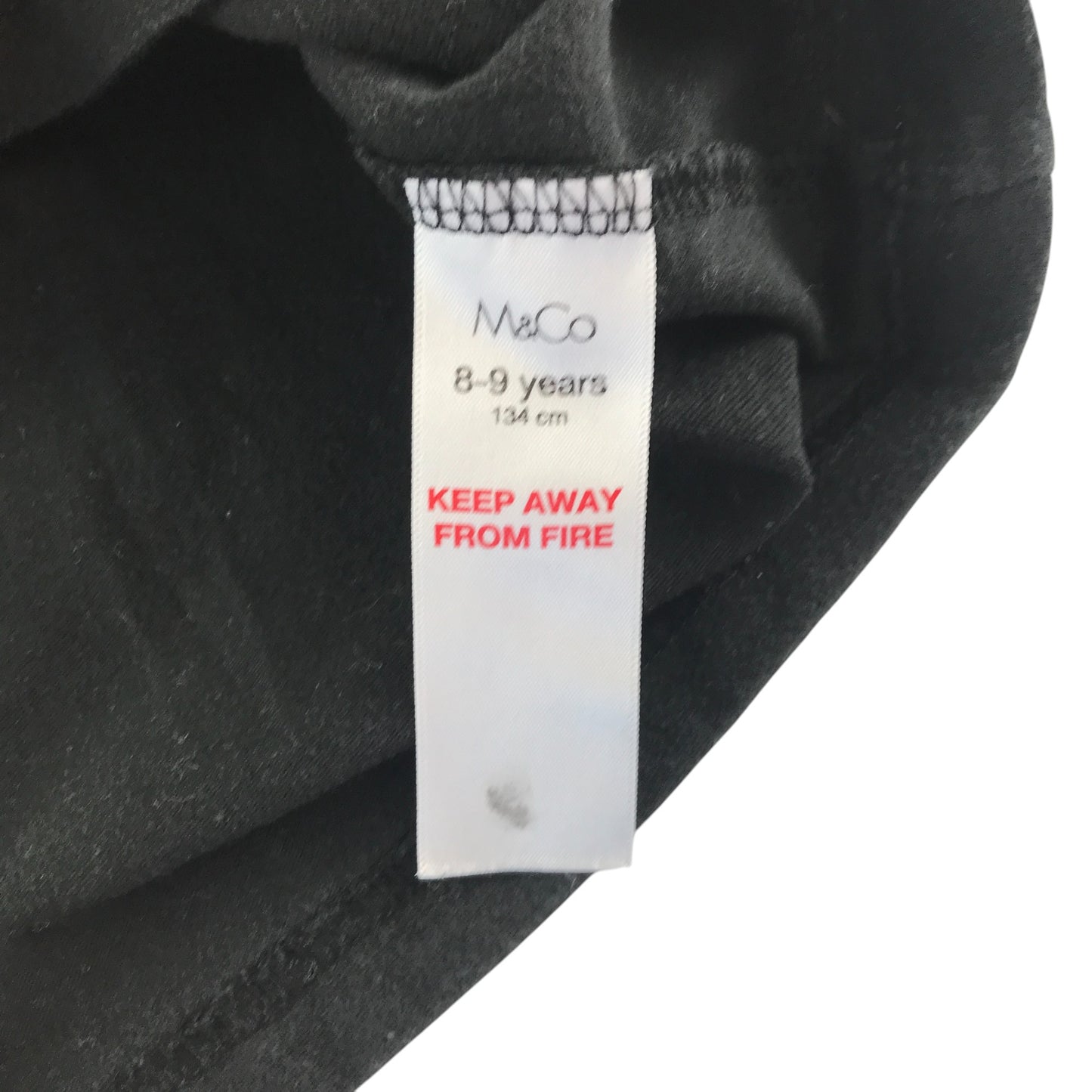 M&Co t-shirt 8-9 years black PlayStation sequin reversible design cotton