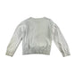 Nutmeg cardigan 5-6 years white round neckline floral detail cotton