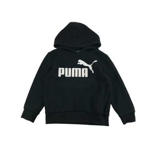 Puma Hoodie Age 5 Black Classic No Pockets