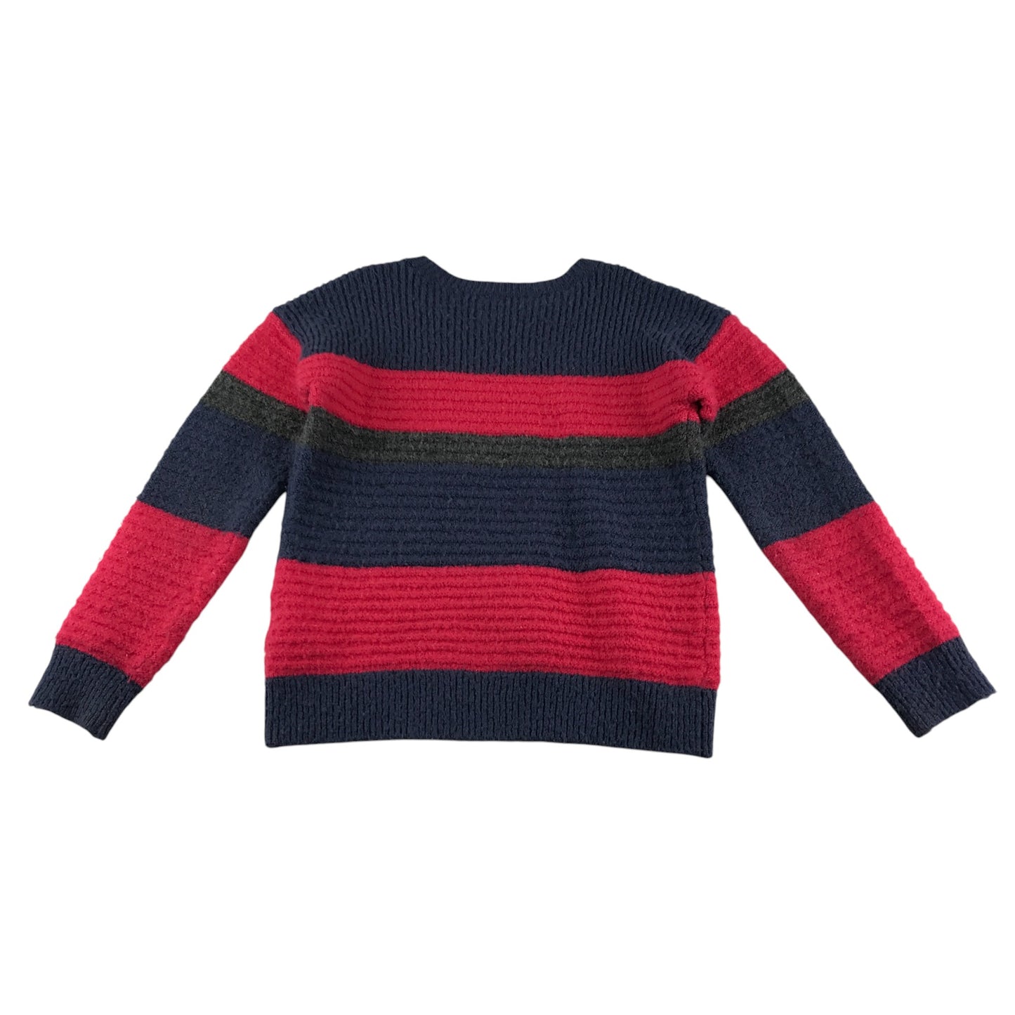 GAP jumper 6-7 years navy and red stripy knitwear