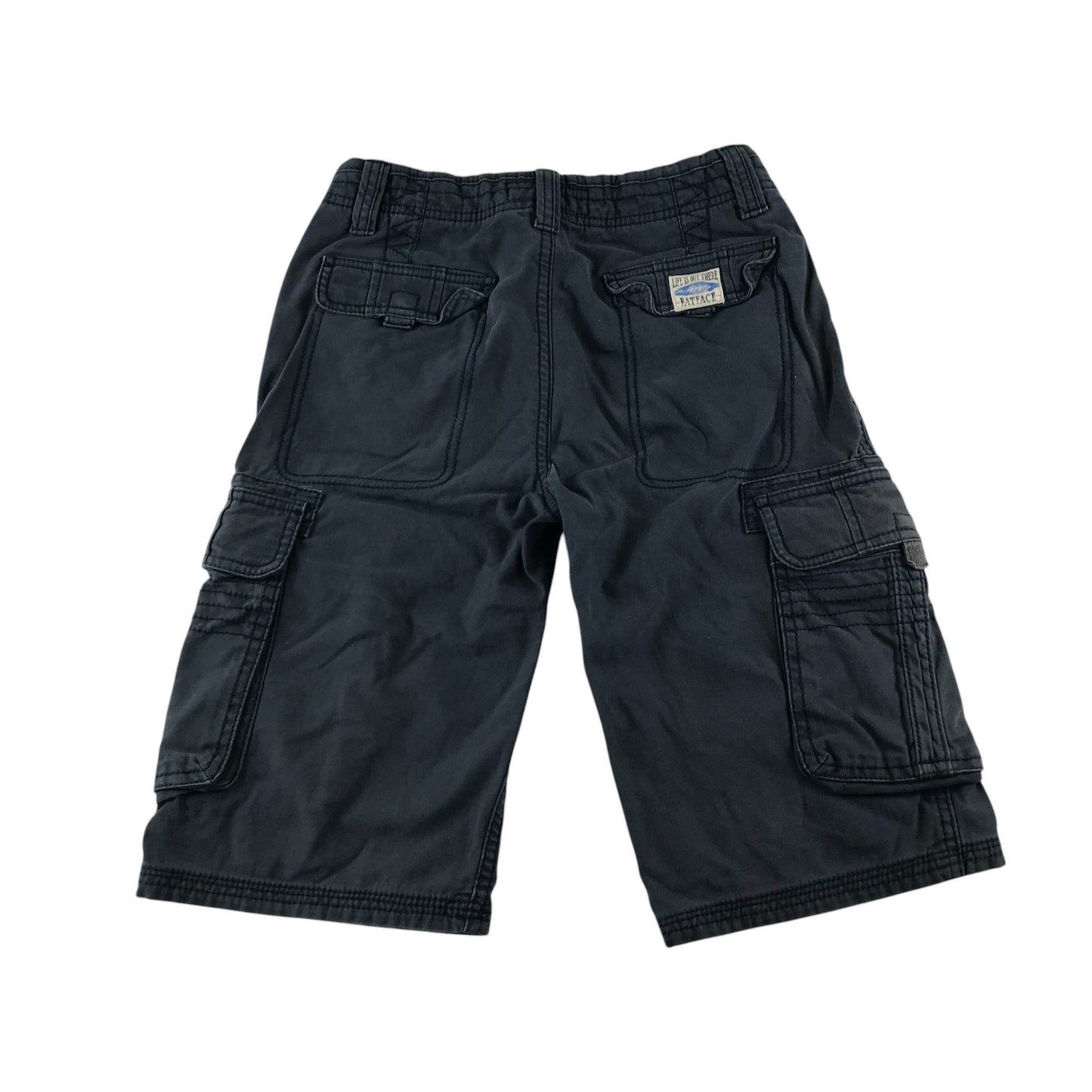 Fatface shorts 12-13 years navy plain cargo style cotton