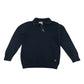 Zara jumper 6-7 years navy quarter zipper knitwear cotton