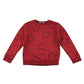 M&S sweater 6-7 years red starry graphic print