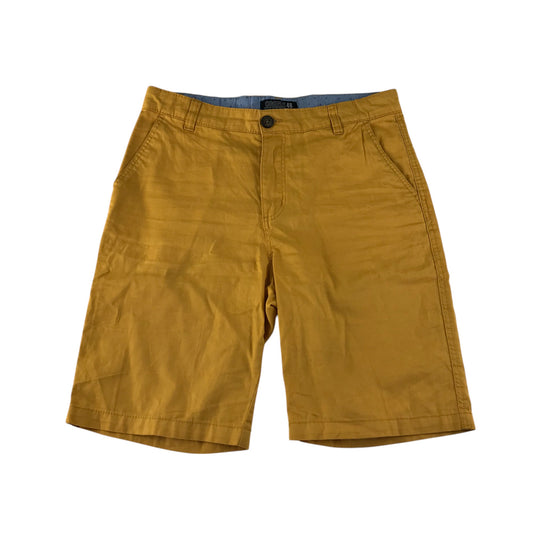 H&M shorts 13-14 years yellow plain chino style cotton