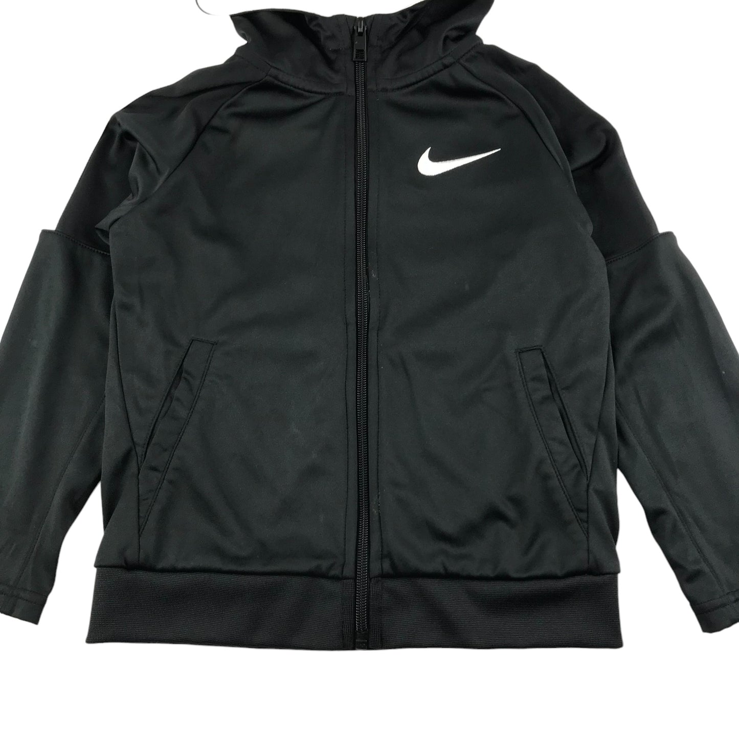 Nike Hoodie Age 6 Black Full Zipper Sporty