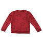 M&S sweater 6-7 years red starry graphic print