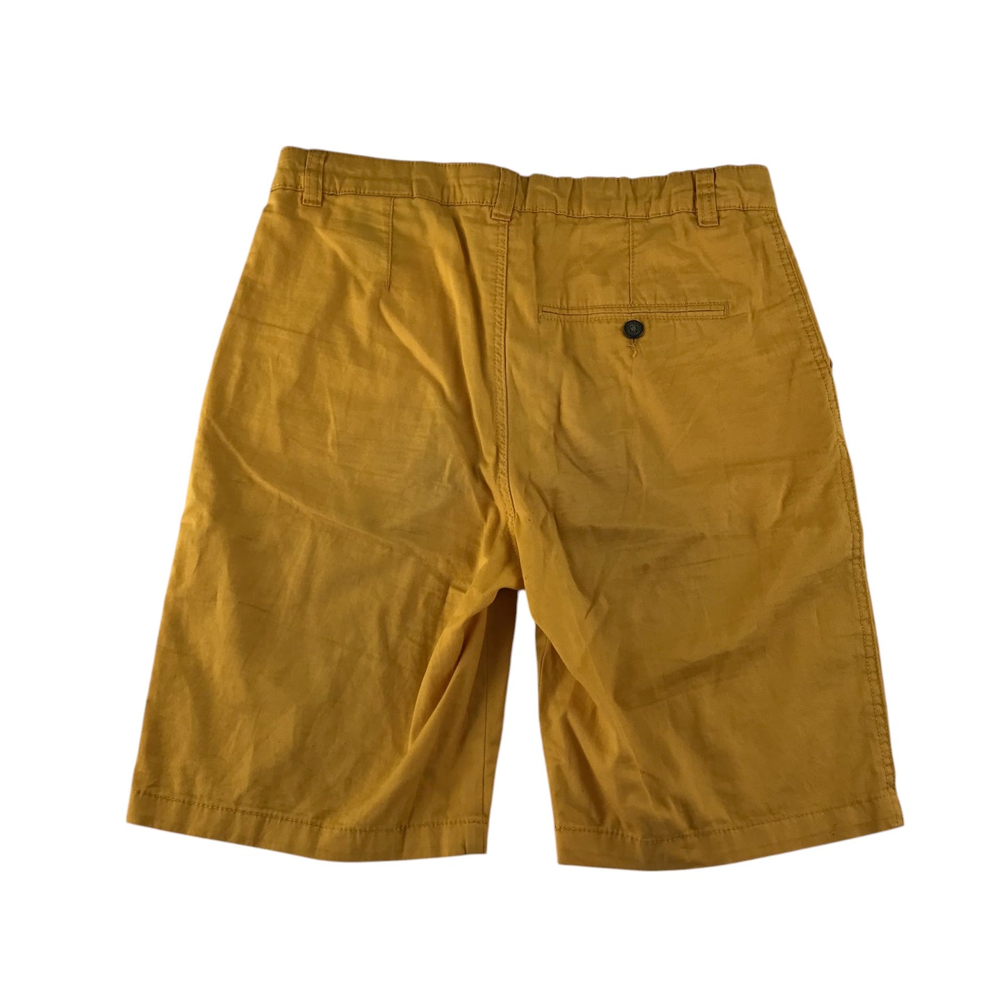 H&M shorts 13-14 years yellow plain chino style cotton