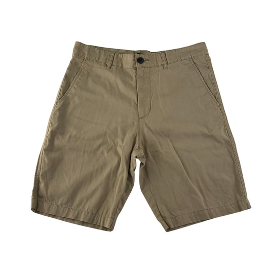 H&M shorts men's EUR 30 beige plain chino style regular fit cotton