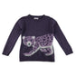 Fatface jumper 7-8 years purple animal graphic wool-mix