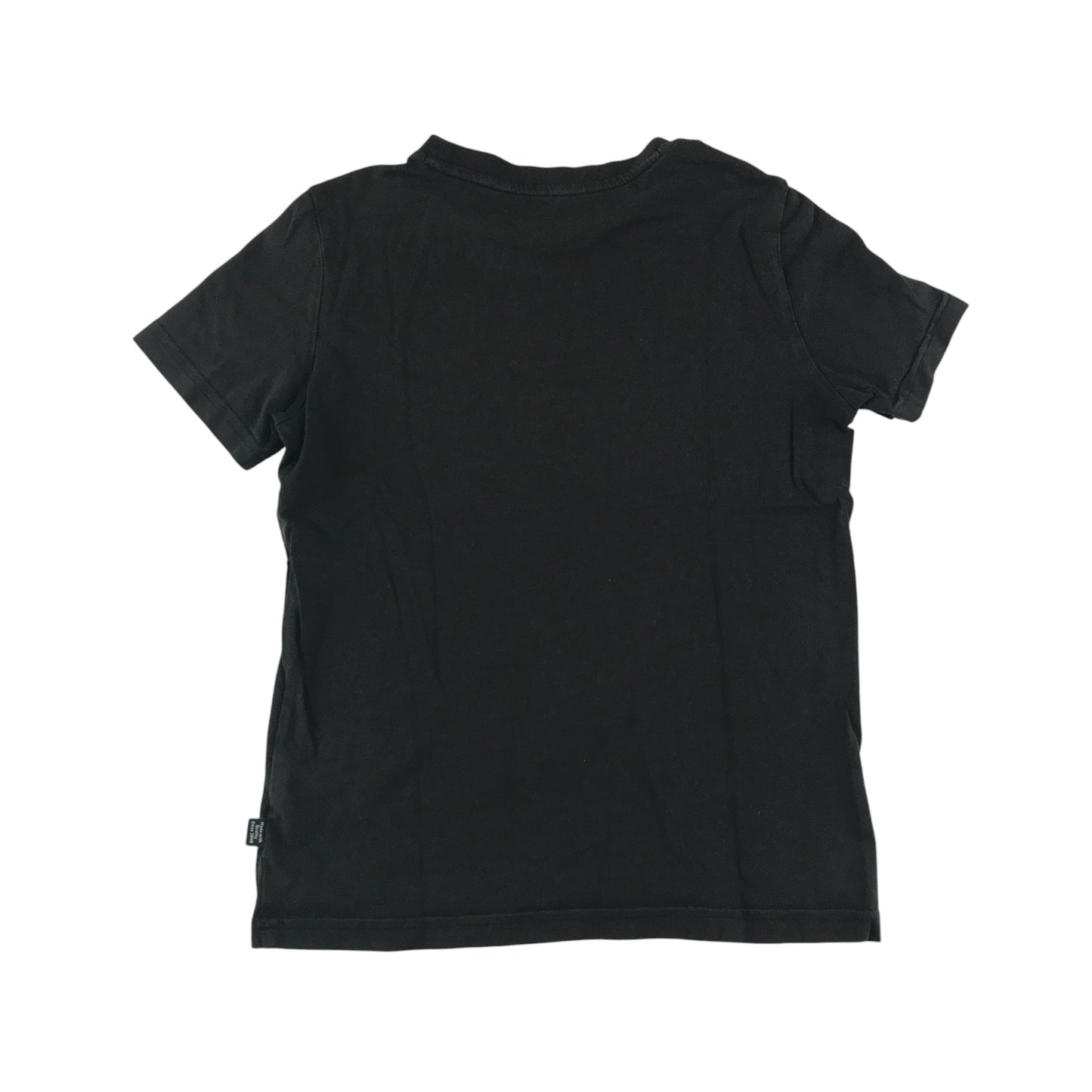 Puma t-shirt 9-10 years black large logo graphic design