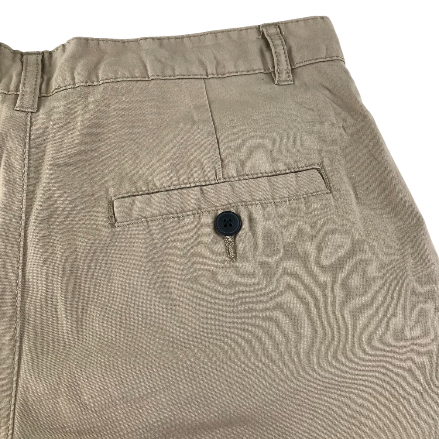 H&M shorts men's EUR 30 beige plain chino style regular fit cotton