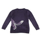 Fatface jumper 7-8 years purple animal graphic wool-mix
