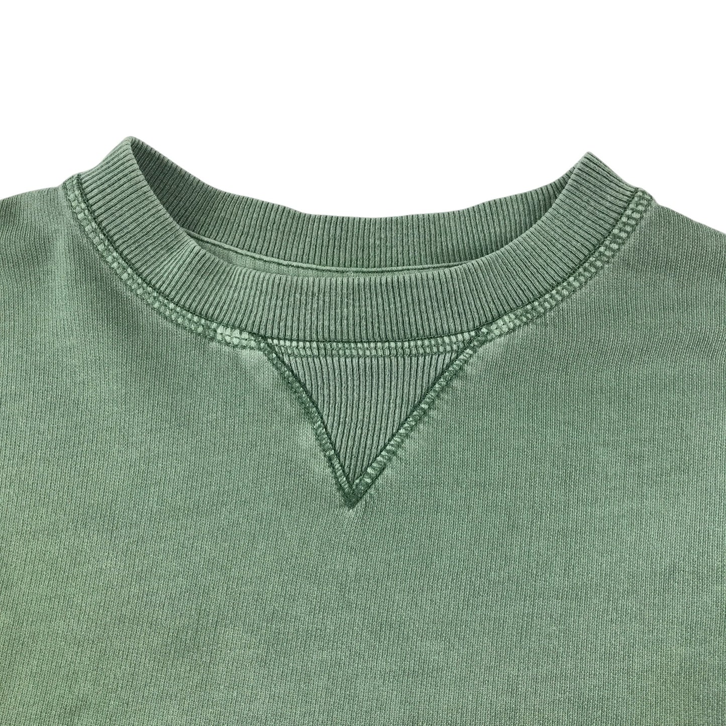 Zara sweater 7-8 years green plain crewneck