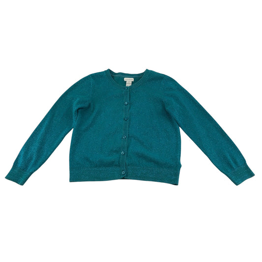 Monsoon cardigan 7-8 years blue sparkly round neckline style