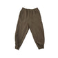 M&S Joggers 6-7 years brown plain cuffed legs