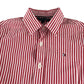 Tommy Hilfiger shirt 4-5 years red and white stripy button up cotton