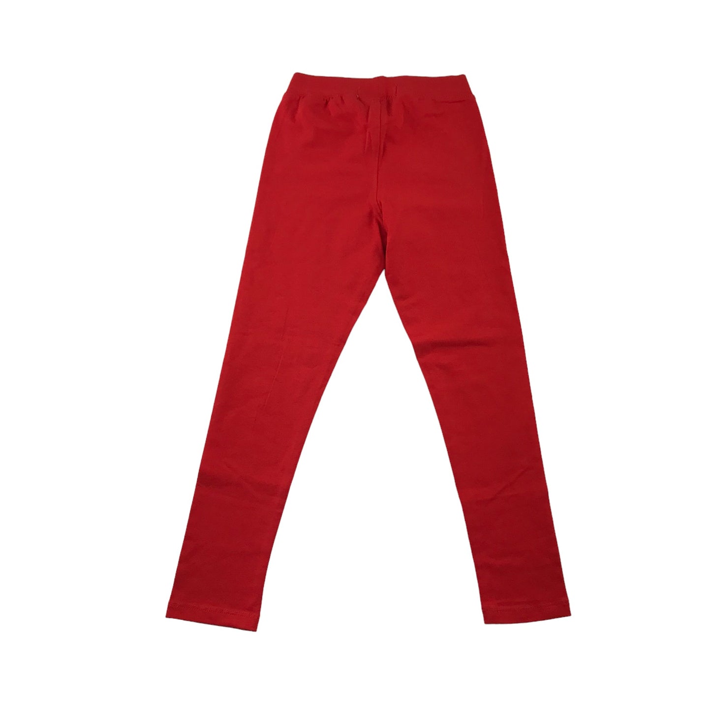 El Corte Ingles leggings 4-5 years red plain with love heart detail