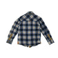 Timberland shirt 5-6 years navy and mustard check pattern cotton