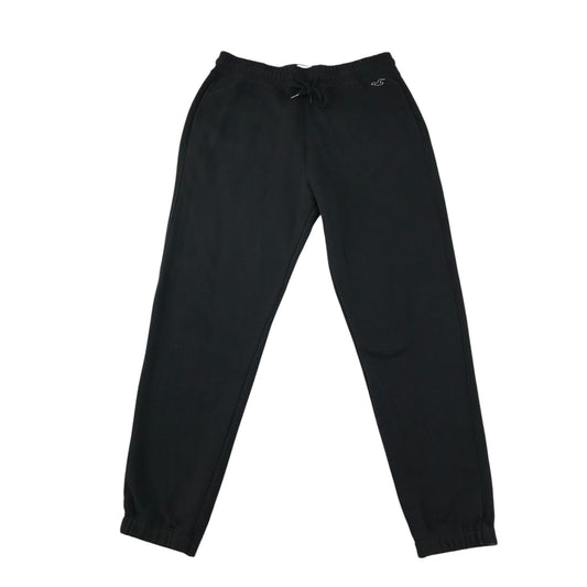 Hollister Joggers men's M black plain with logo