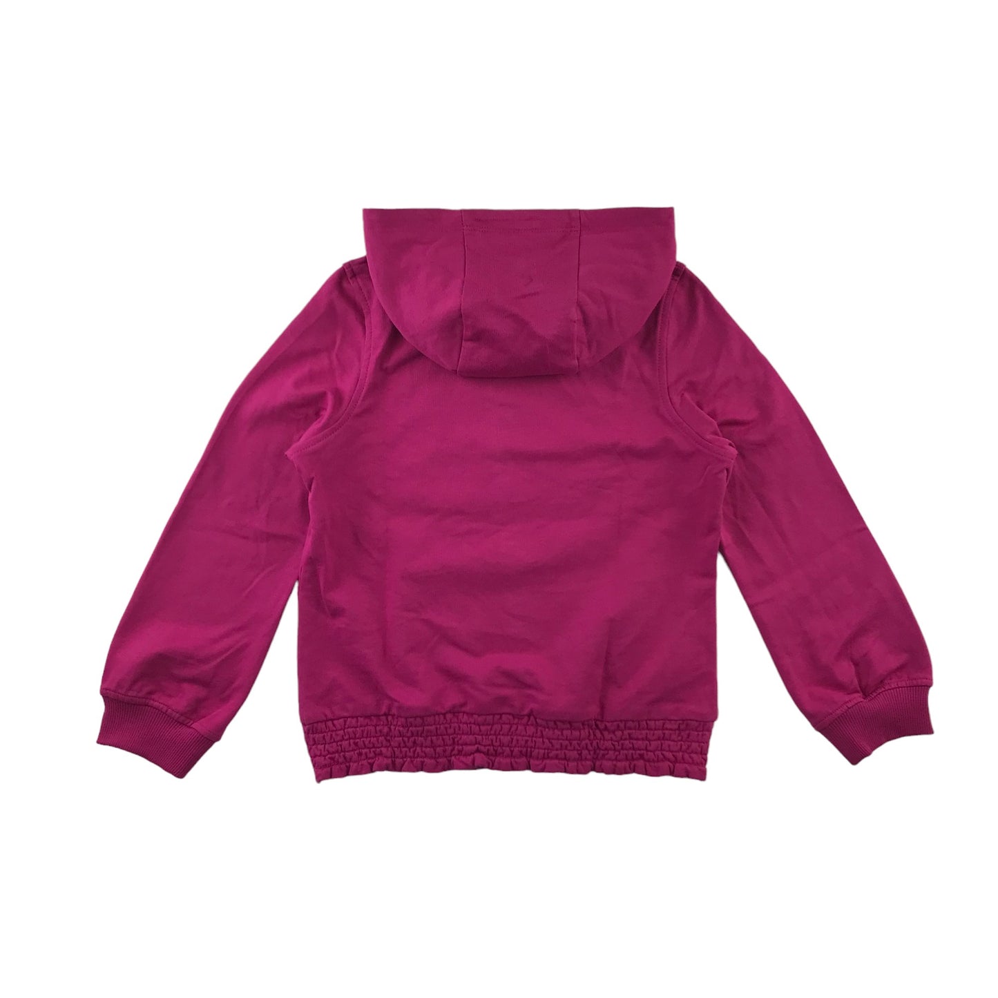 Monsoon hoodie 7-8 years magenta pink pullover with sequin detailing cotton