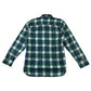 Boden Shirt 9-10 Years Green and White Checked Button-Up Cotton