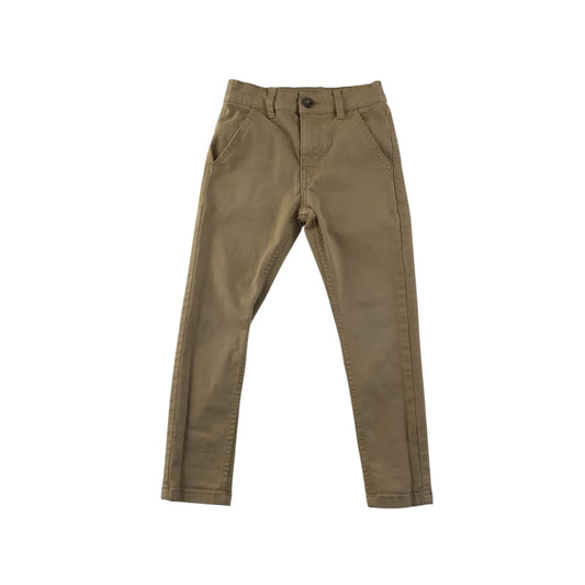 Tu trousers 4-5 years beige plain chino style