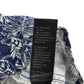 Monsoon shirt 7-8 years navy jungle animals print short sleeve cotton and linen blend