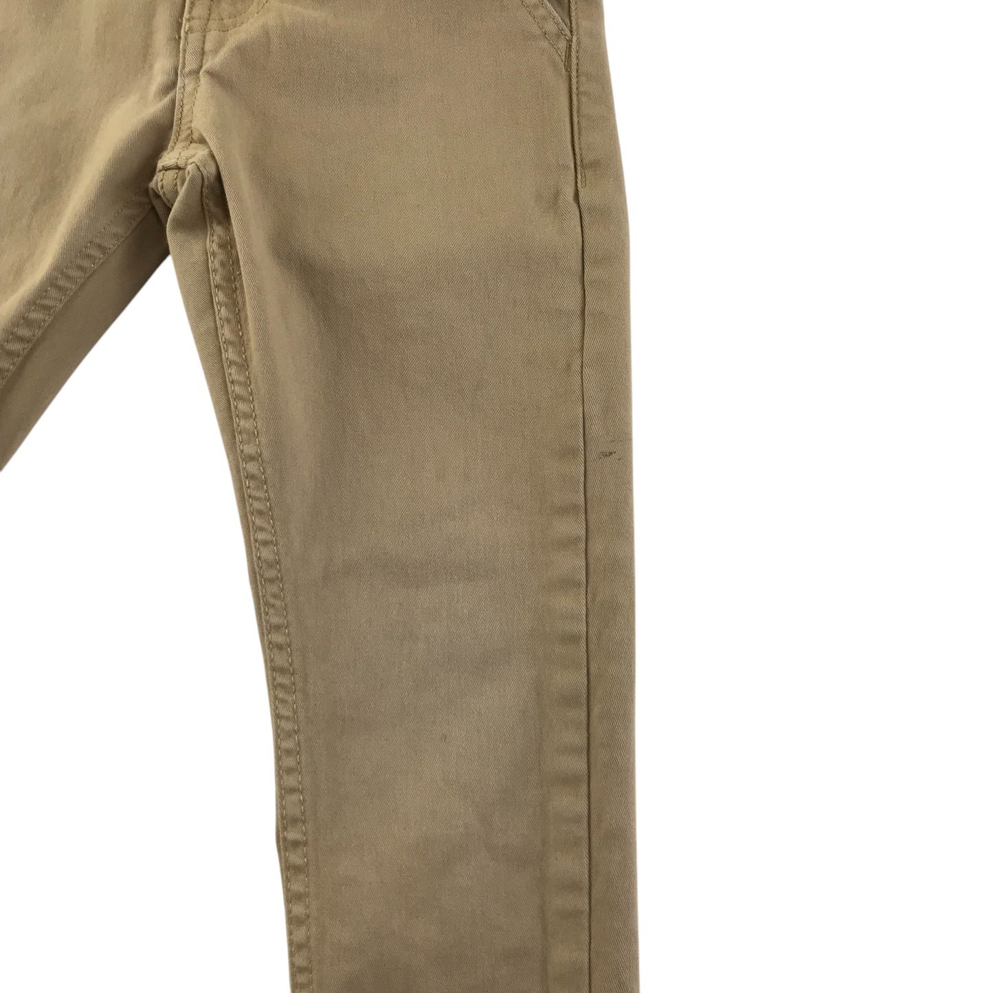 Tu trousers 4-5 years beige plain chino style