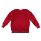 Disney Store sweater 5-6 years red Cars graphic face design fluffy material