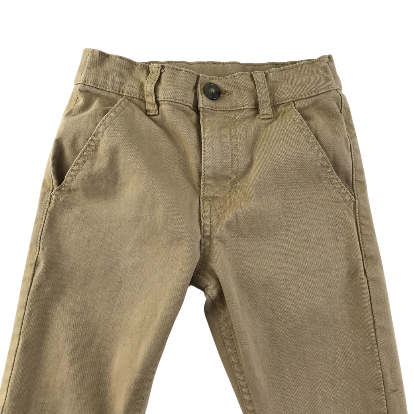 Tu trousers 4-5 years beige plain chino style