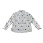 M&S shirt 6-7 years white octopus long sleeve cotton