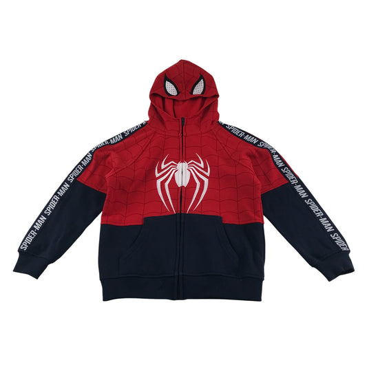 Hoodie 6-7 years red and navy Spiderman design