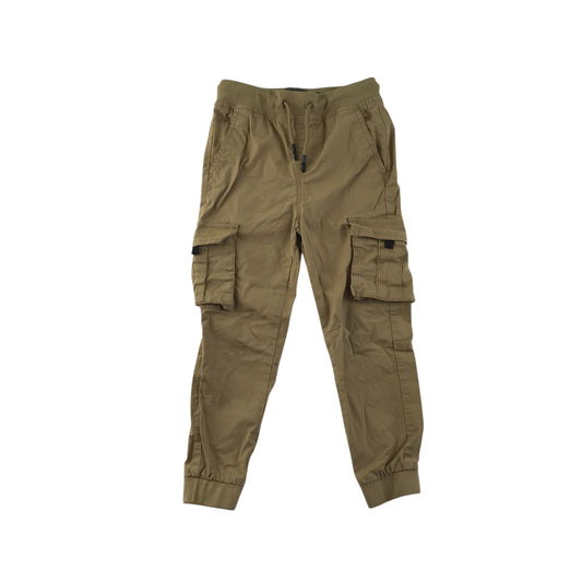 DenimCo trousers 6-7 years beige plain cargo style