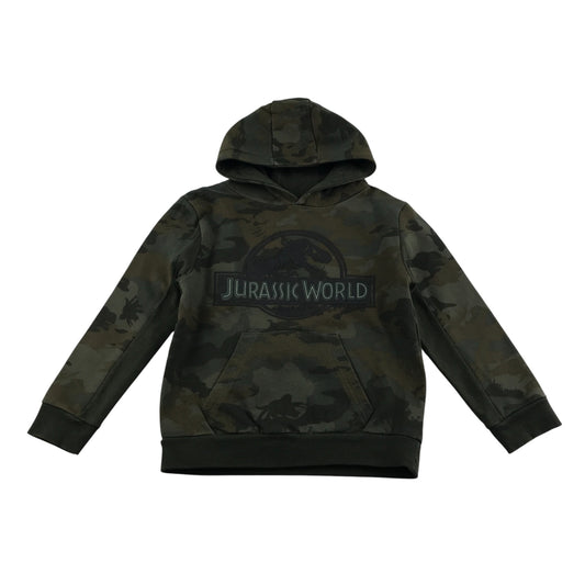 Hoodie 6-7 years khaki camo with Jurassic Park logo cotton