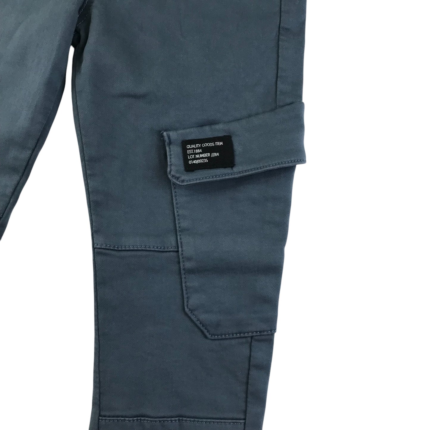 M&S trousers 7-8 years blue cargo style