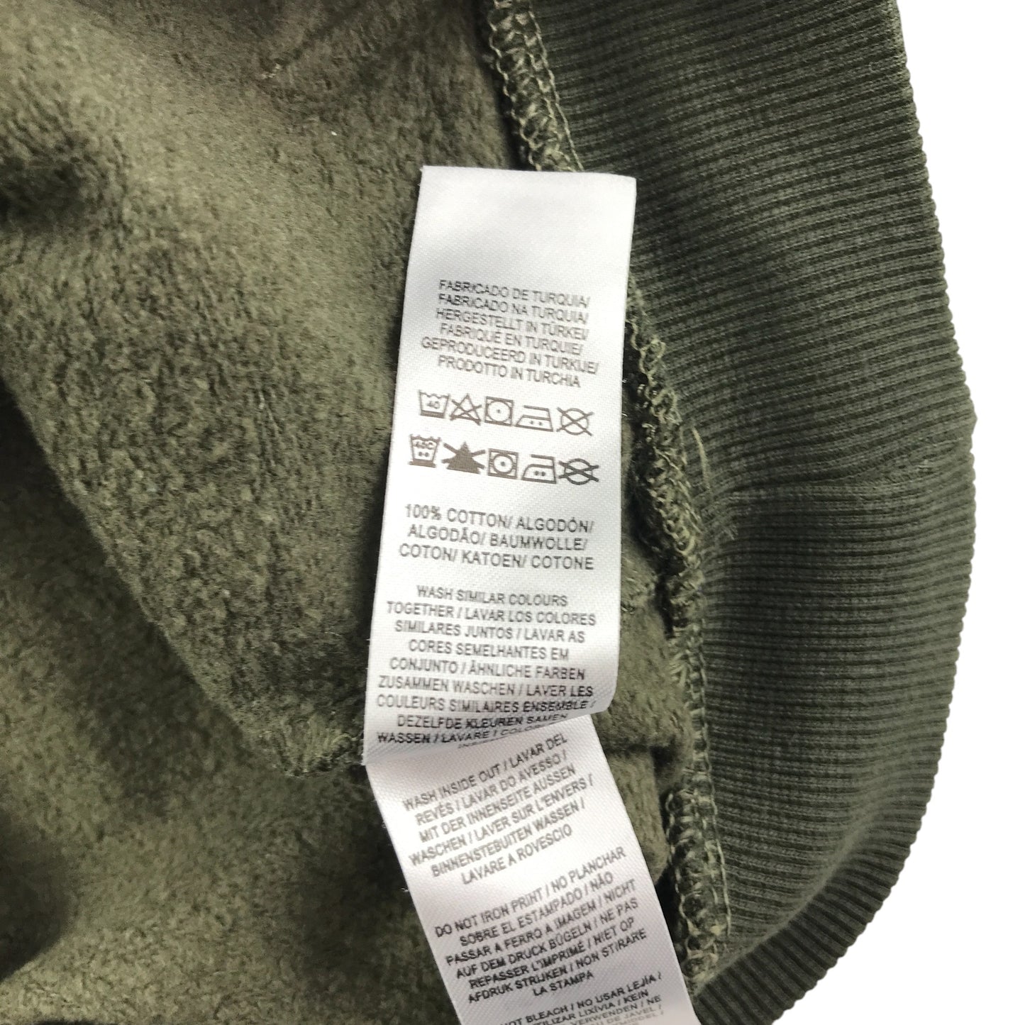 Hoodie 6-7 years khaki camo with Jurassic Park logo cotton