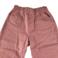 H&M trousers 8-9 years peachy pink denim style pull up cotton