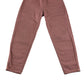 H&M trousers 8-9 years peachy pink denim style pull up cotton