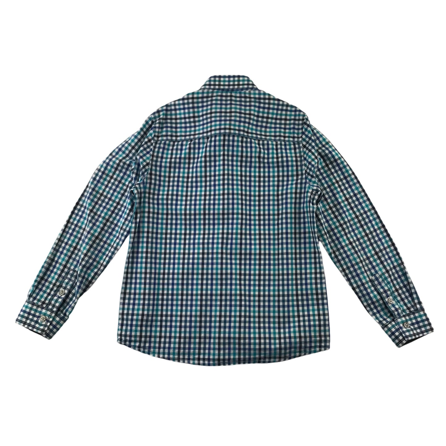 Next Shirt Shirts 8-9 Years Blue Checked Button-Up