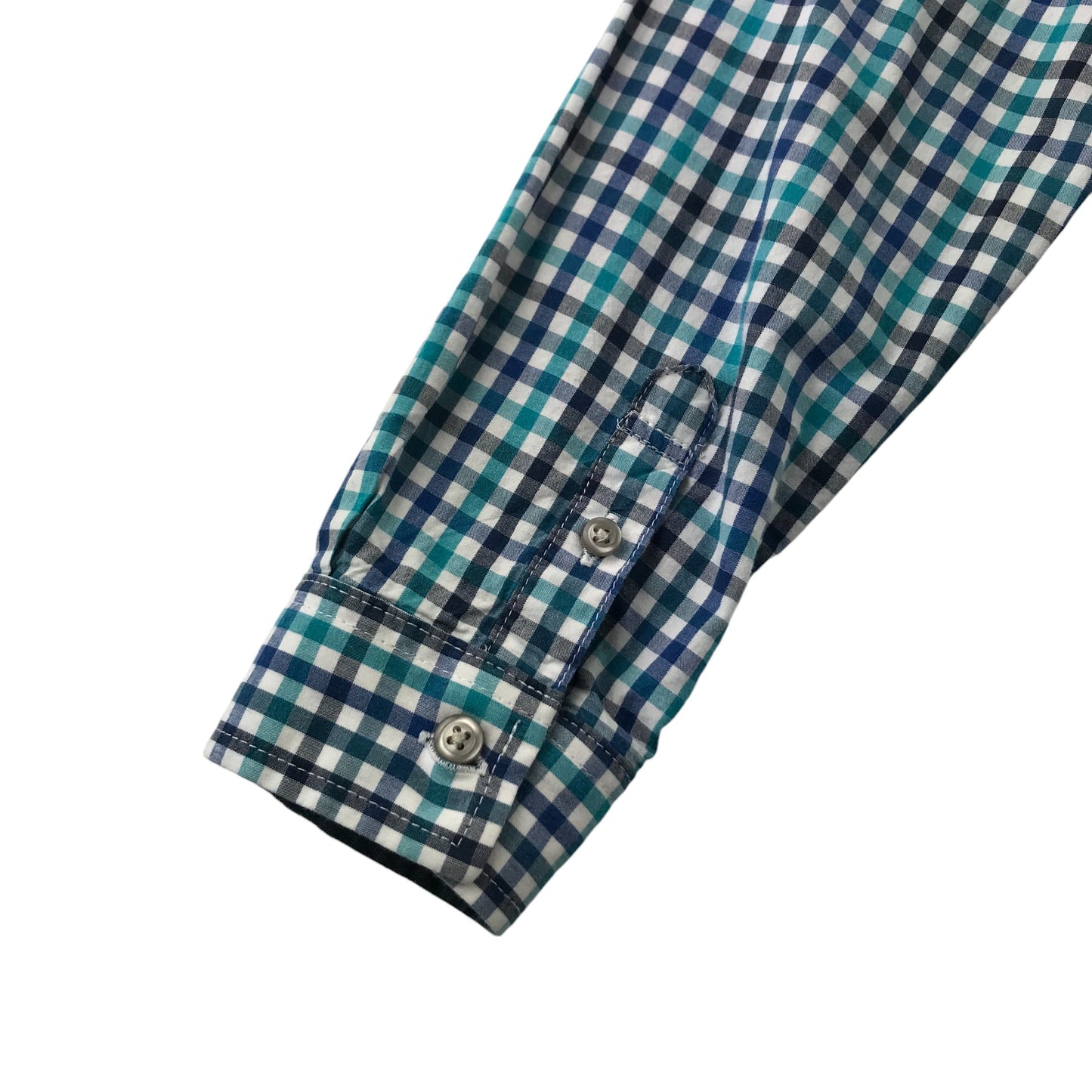 Next Shirt Shirts 8-9 Years Blue Checked Button-Up