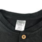 Poundland long sleeve t-shirt 6-7 years plain grey with round neckline and collar cotton