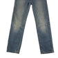 Levi's Ribcage jeans 9-10 years light blue straight leg high waist denim trousers