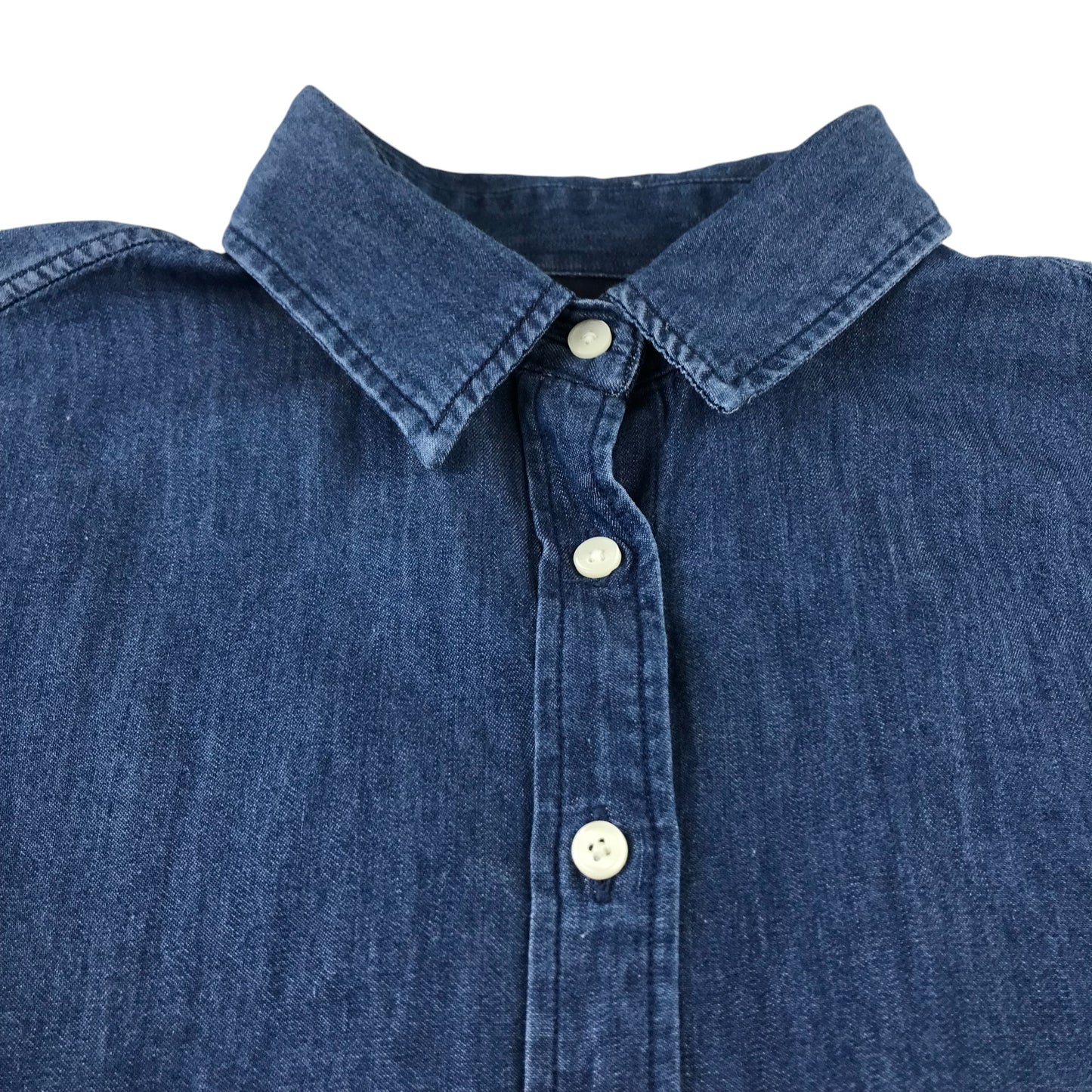 Gant Shirt 11-12 Years Blue Denim Style with Dove Embroidered Pattern on Back